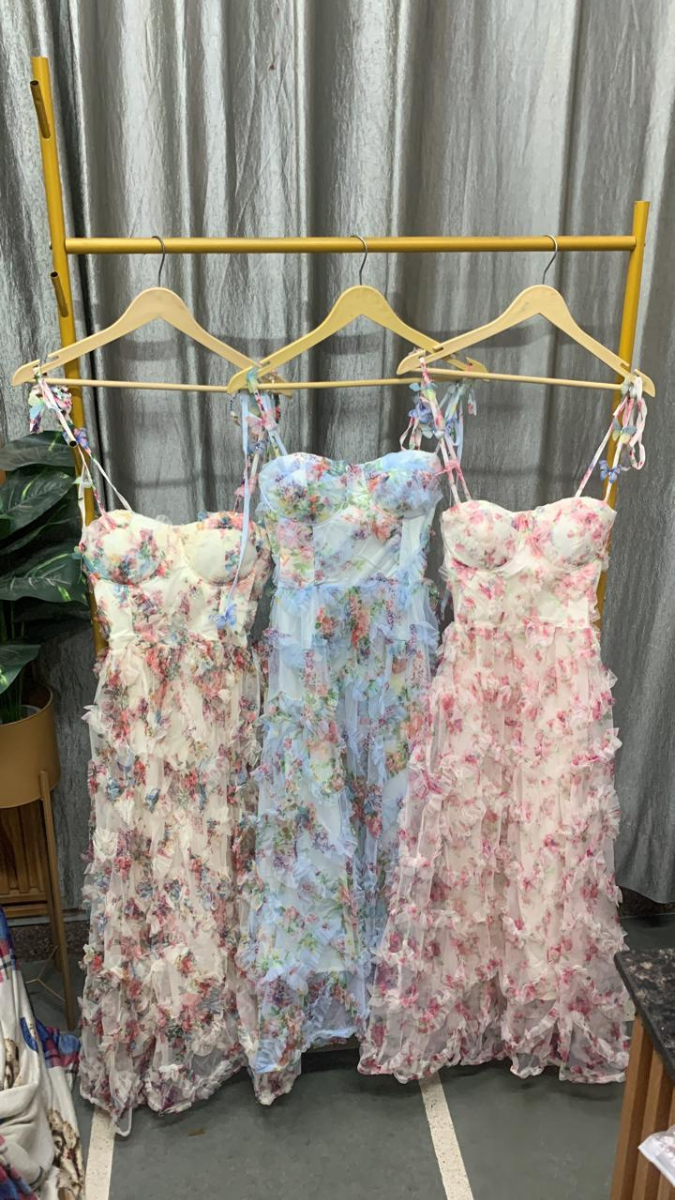 Floral Ruffle Corset Fairy Dress FC2562