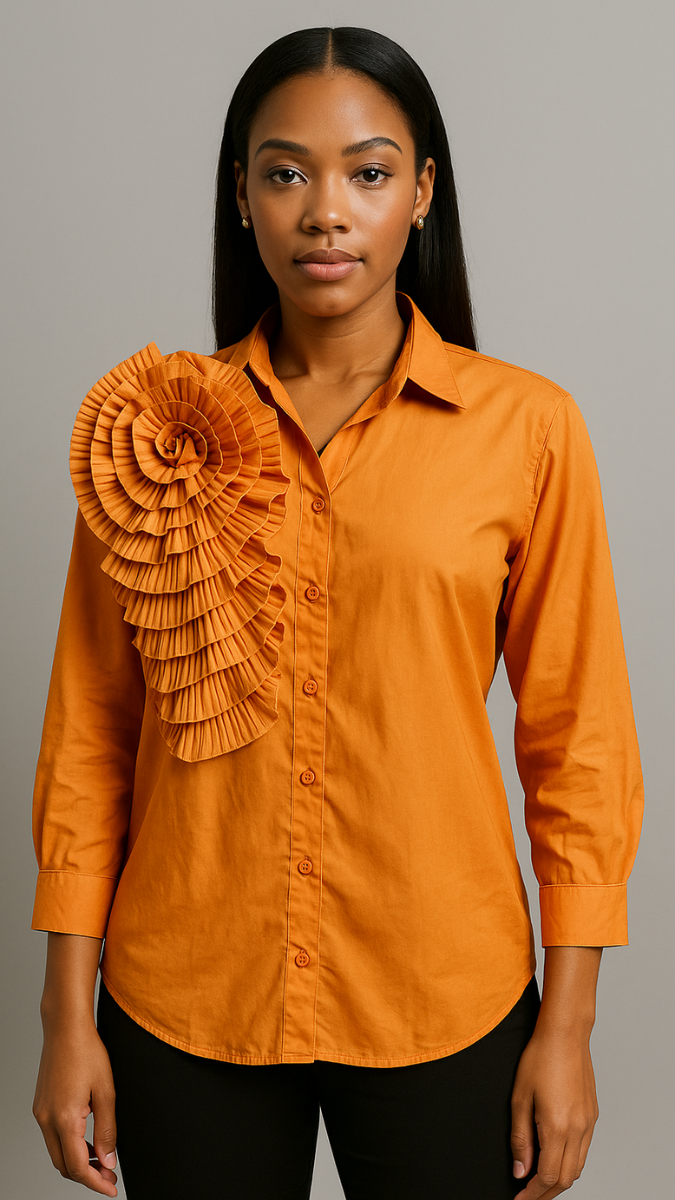 Fc Flower Design Long Sleeve Shirts