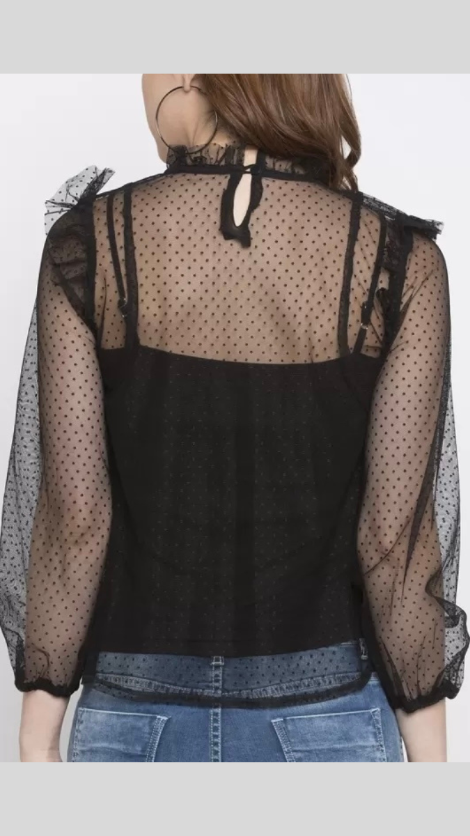 Frill Sleeve Top FC1077