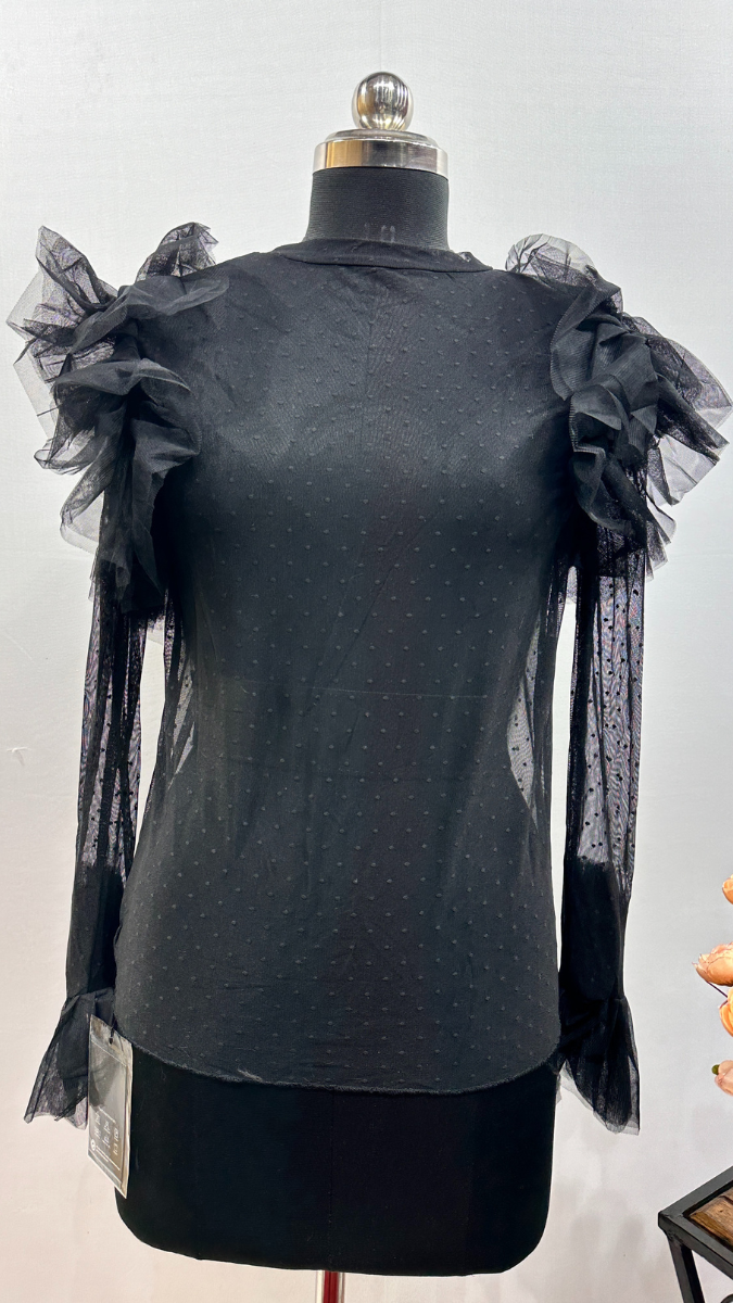 Frill Sleeve Top FC1077
