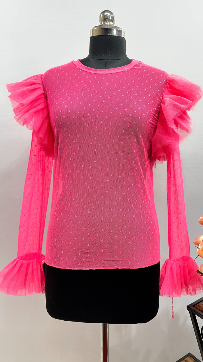 Frill Sleeve Top FC1077