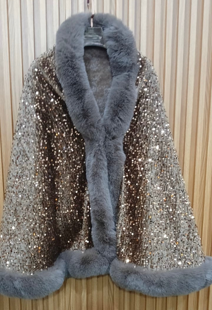 FC Luxurious Large Winter Faux Fur Scarf Wrap