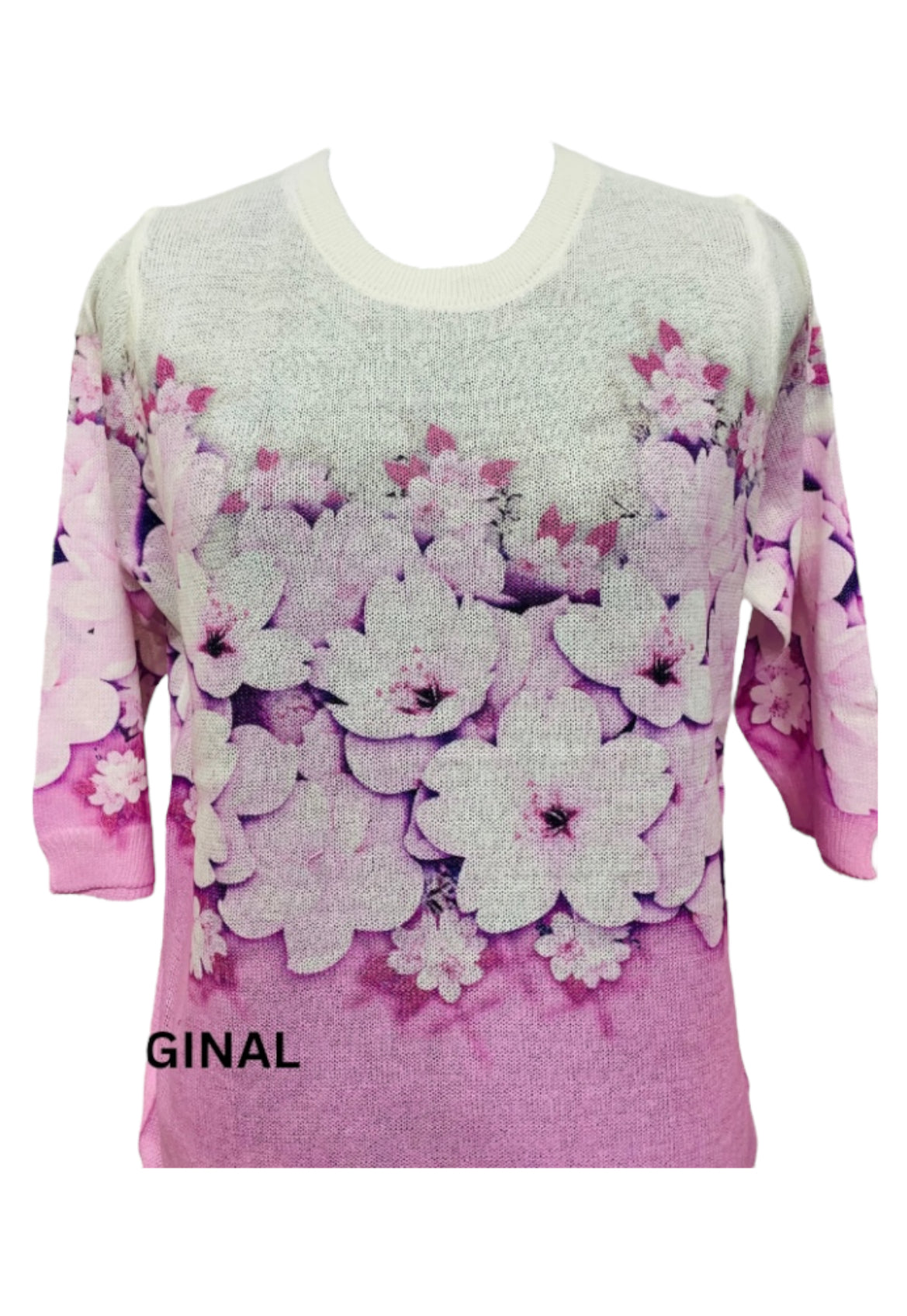 Dual Color Floral Top FC1215