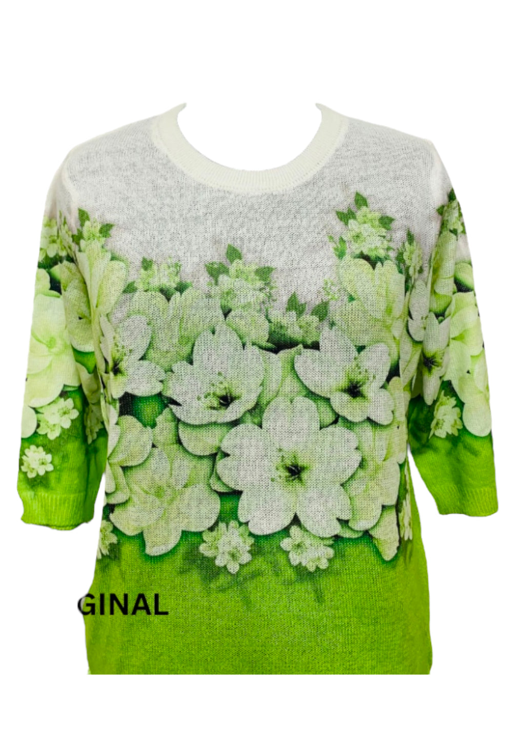 Dual Color Floral Top FC1215