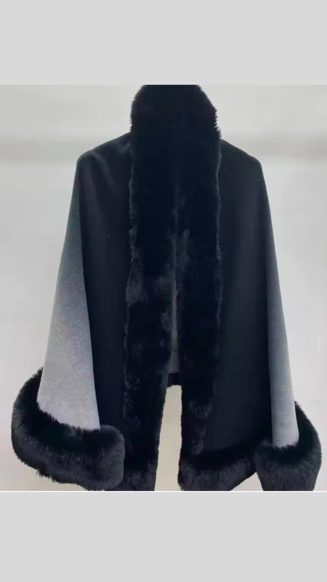 Fur Border Cape FC1755