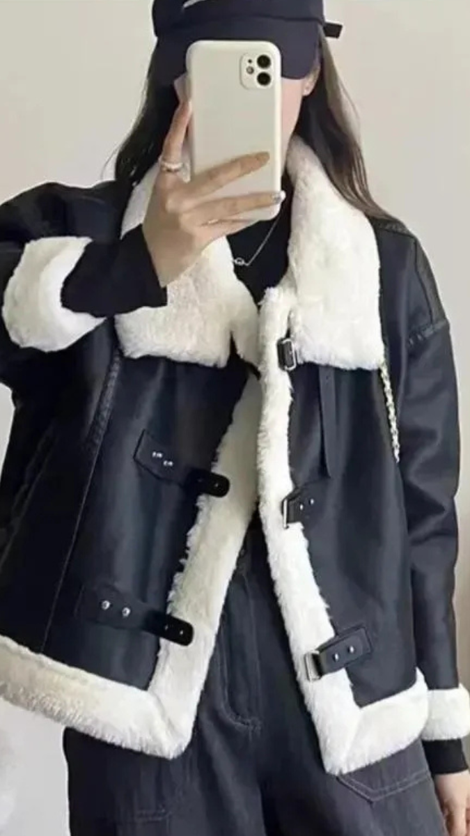 Fur Leather Jacket FC1683