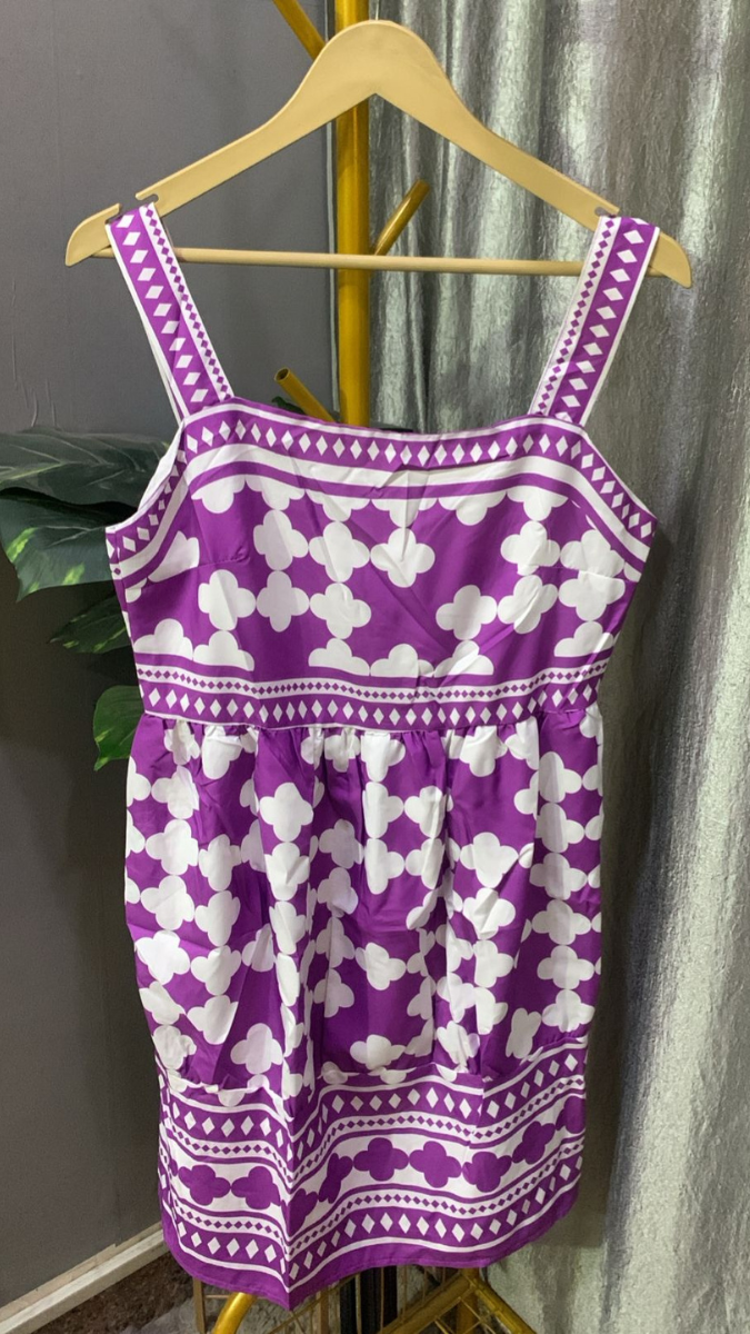 Geometric Pattern Summer Dress FC2223