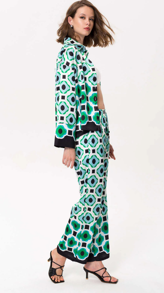 Geometric Printed Coord Set FC1794