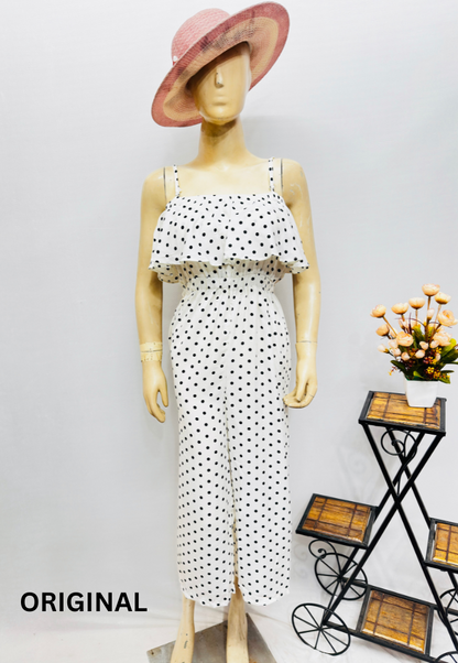 Georgette Polka Dot Dress 