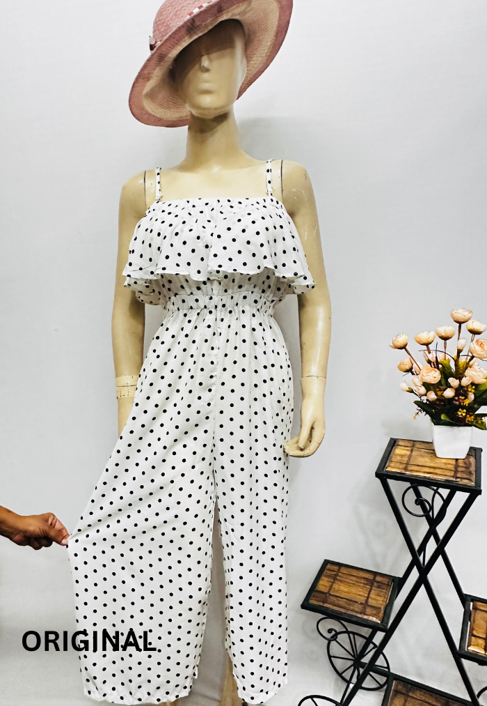 Georgette Polka Dot Dress 