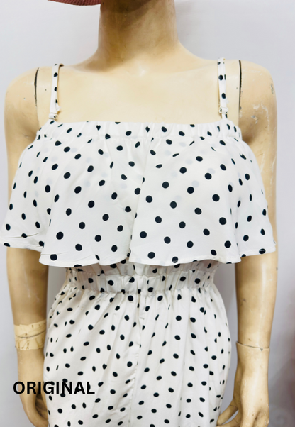 Georgette Polka Dot Dress 