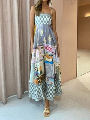 FC Graphic Printed Summer Dress