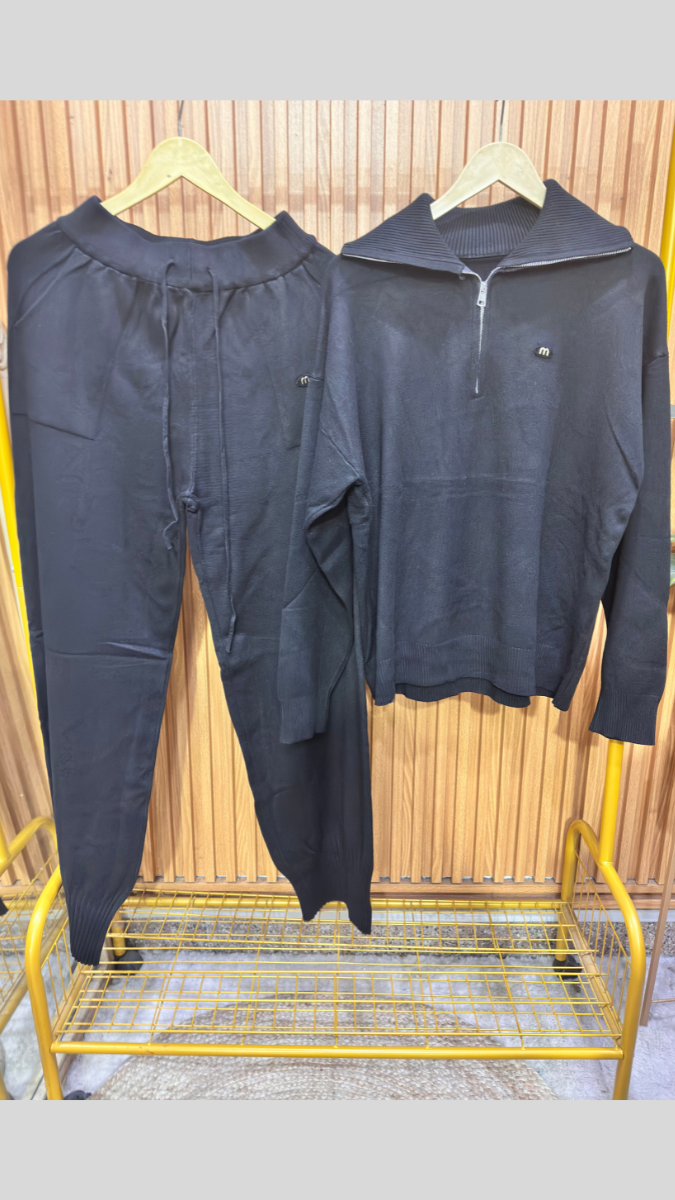 Half Chained Full Sleeve Top And Pant Coord Set FC1983