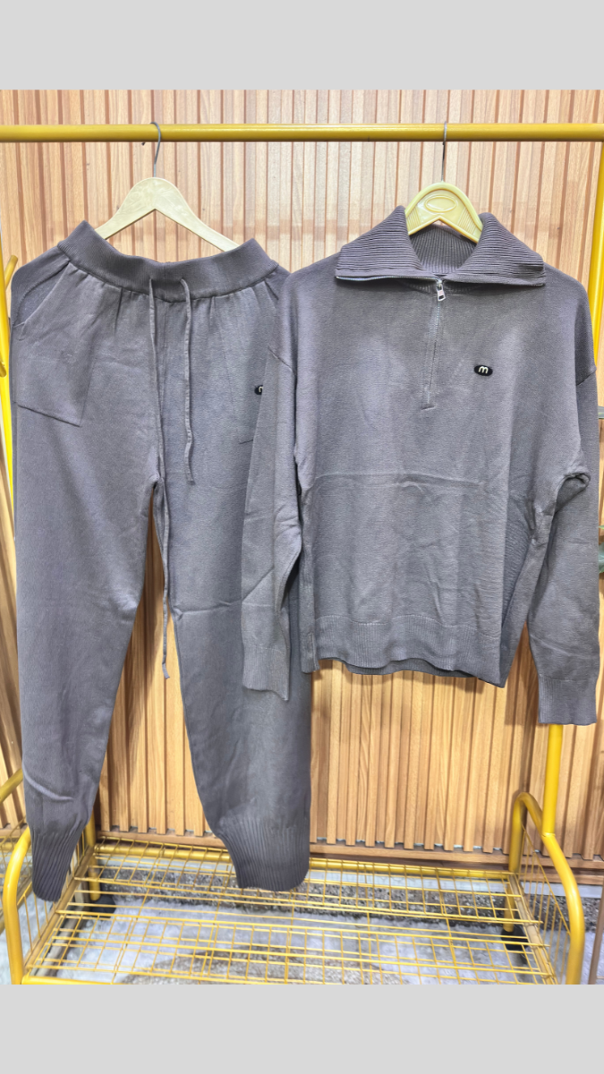 Half Chained Full Sleeve Top And Pant Coord Set FC1983