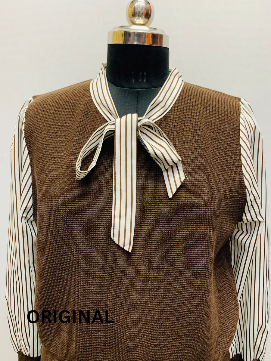 Half Sweater Full Linen Shirt FC1523