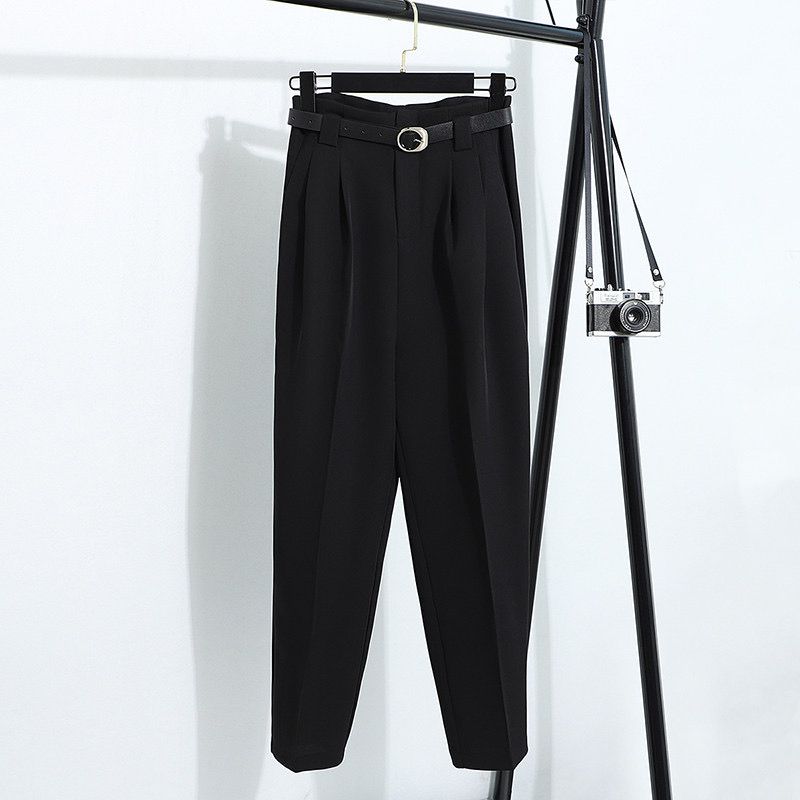 High Waist Casual Trouser With Belt