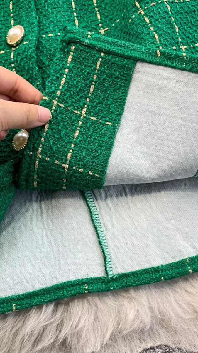 High neck Inner With V Neck Midi Dress FC2087