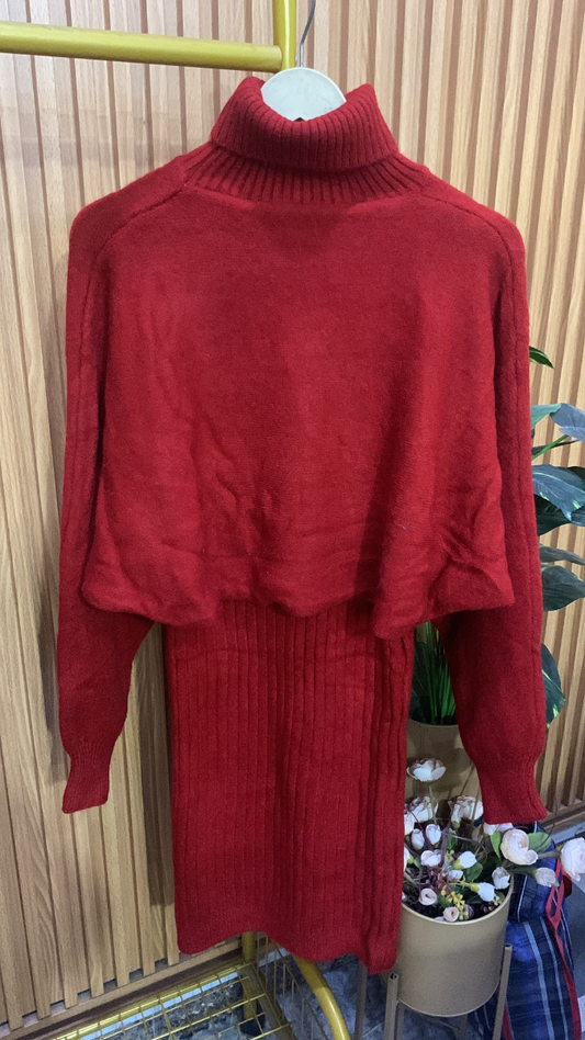 High neck Shrug With A-Line Dress FC2015