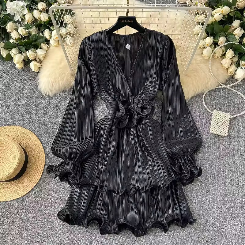 Ruffle Full Sleeve Dress FC1591