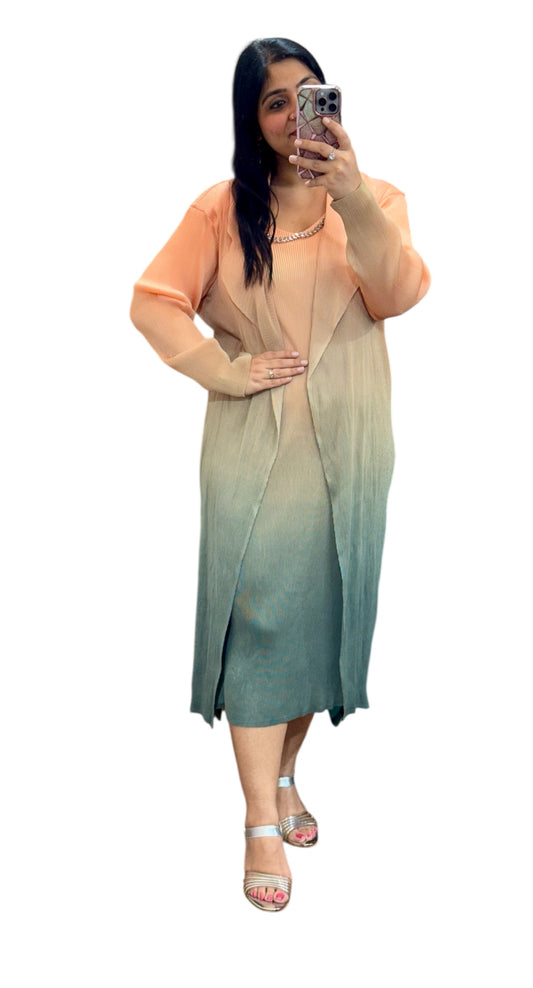 Fc Pleated Shrug Dress