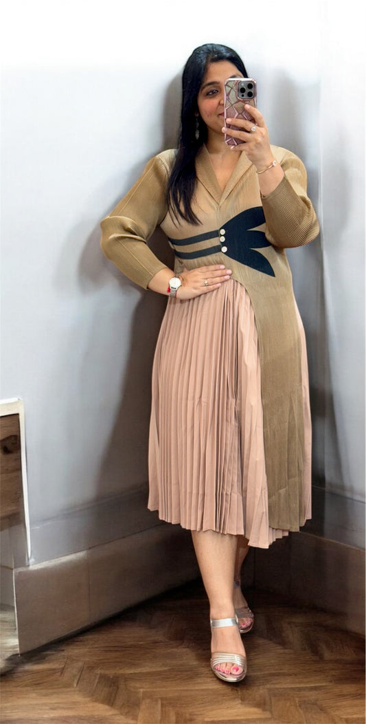 Fc   Pleated Skirt  Dress