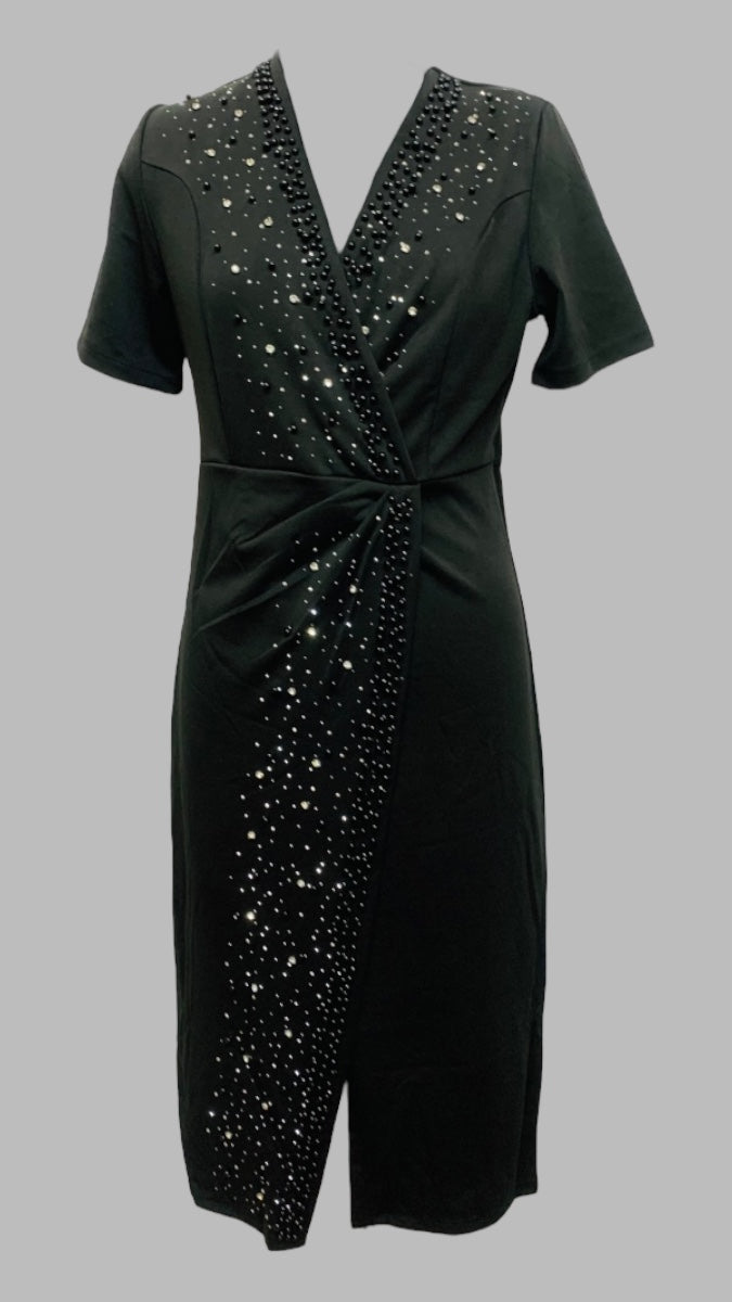 Beautiful Pearl Embedded Dress FC1186