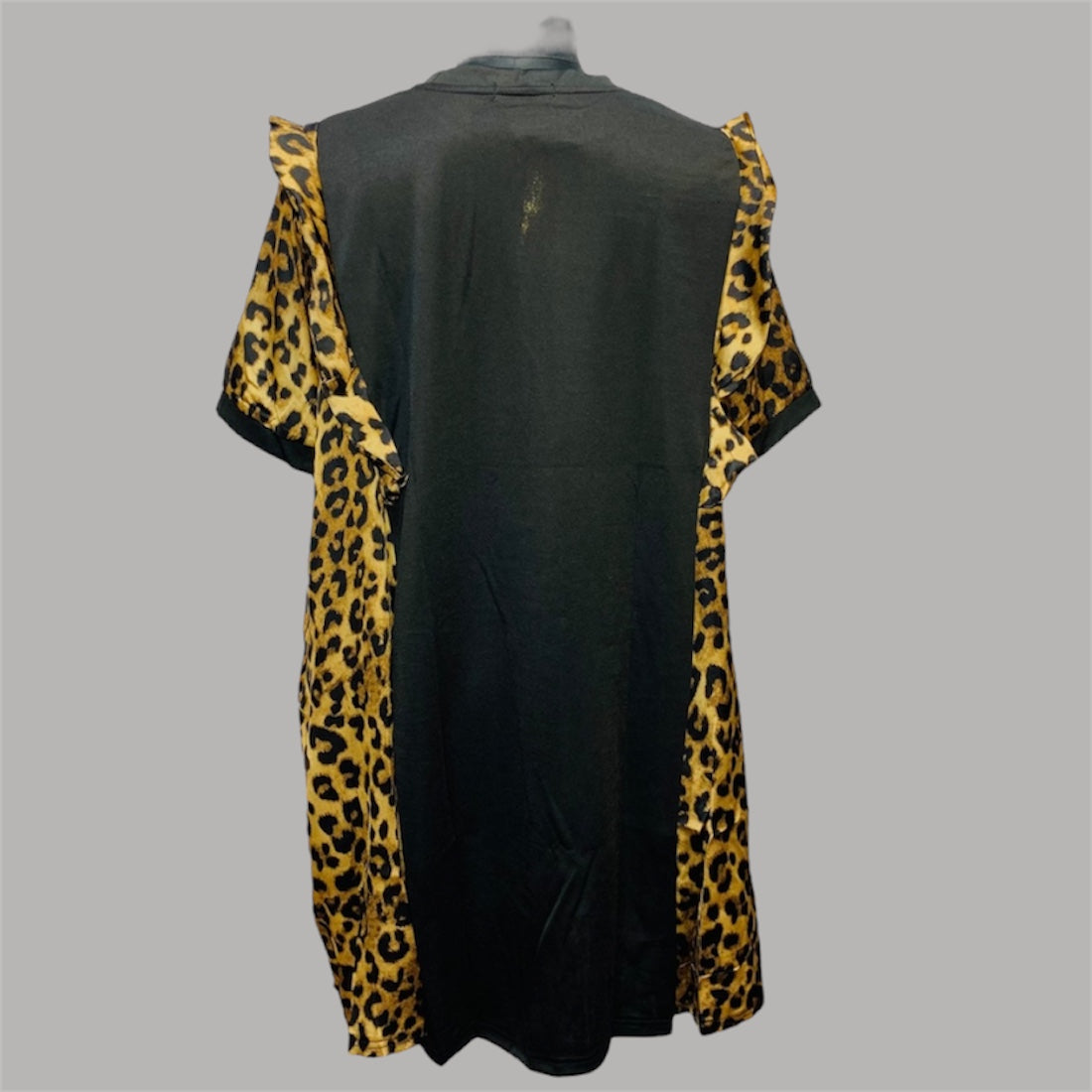 FC Elegant Autumn Lion Face Free Size Crape Dress