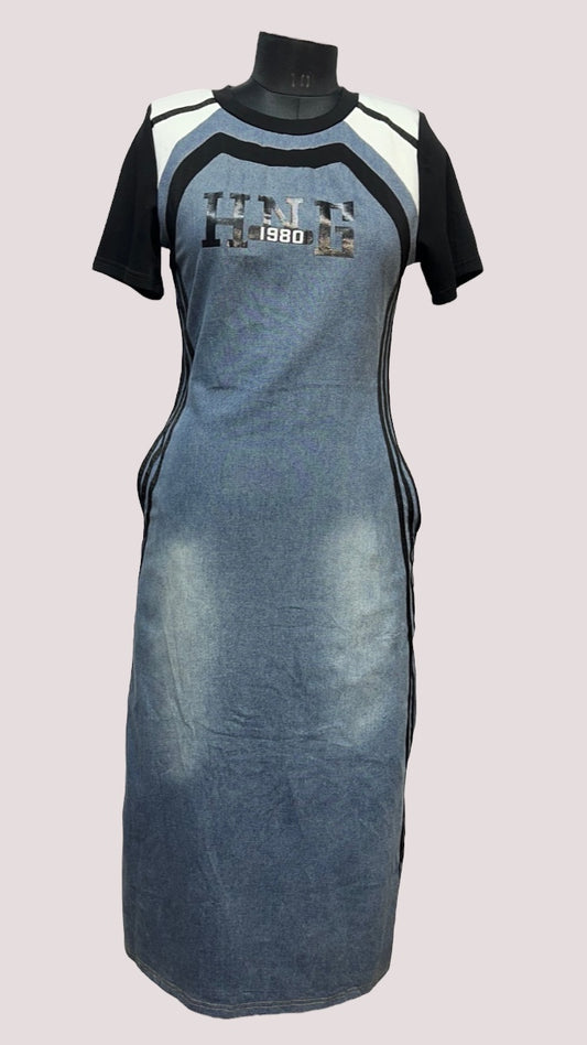 FC Denim Dress With Pocket