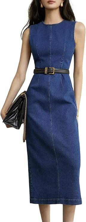 FC Denim Dress With Belt