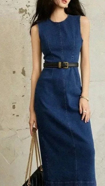 FC Denim Dress With Belt