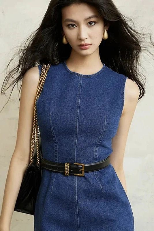 FC Denim Dress With Belt