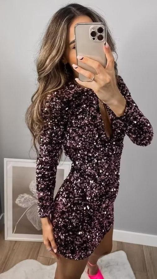 FC Sequin Embellish Bodycon Dress