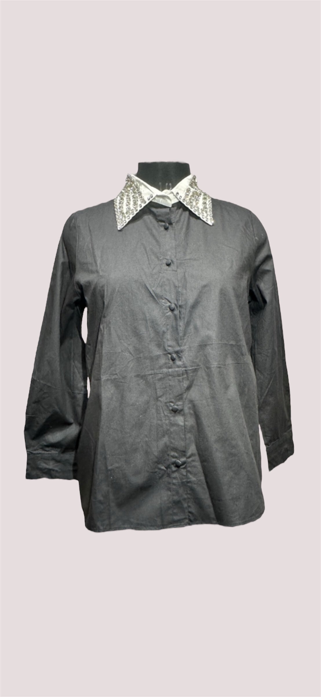 Crystal Collar Shirt FC1012