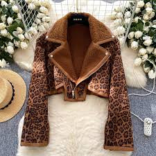 Leopard Print Crop Jacket FC1721