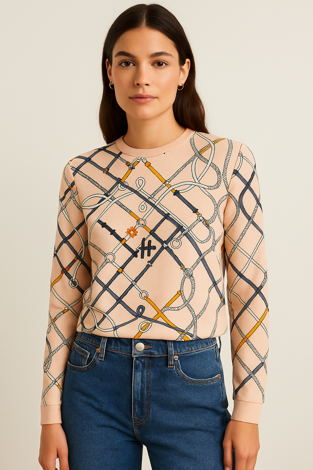 Geometric Printed Top FC1258