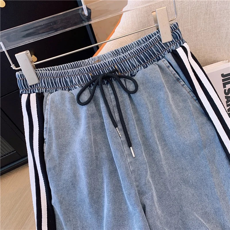 Striped Denim Co- Ords Set. FC1004