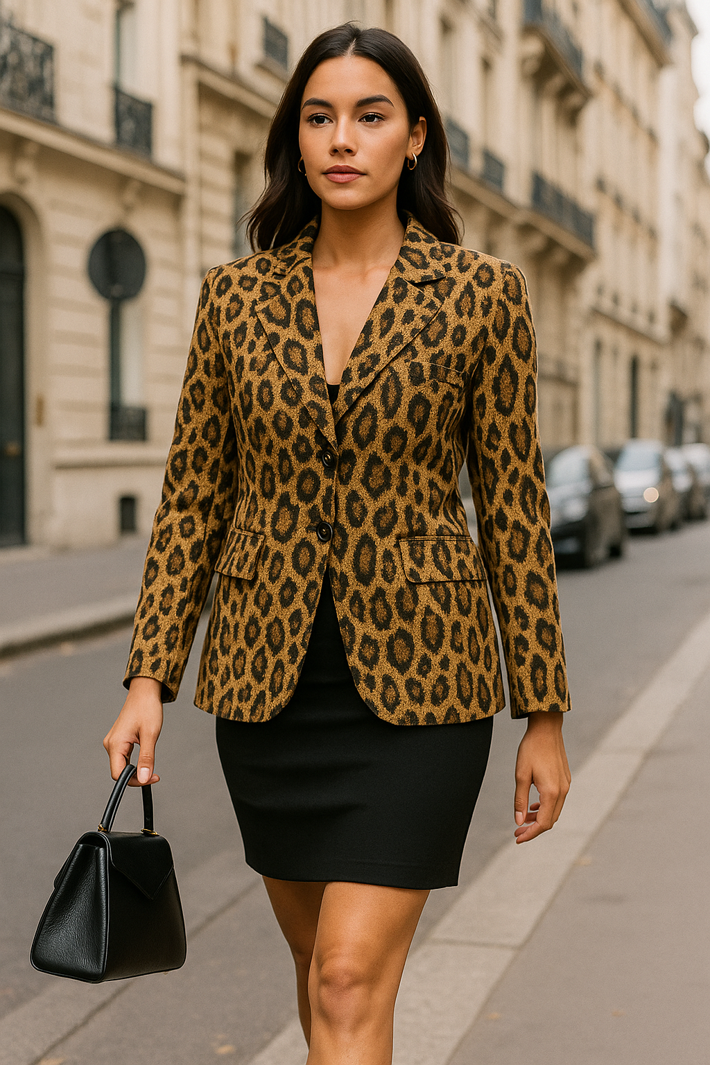 Snake Print Sequin Blazer FC1632