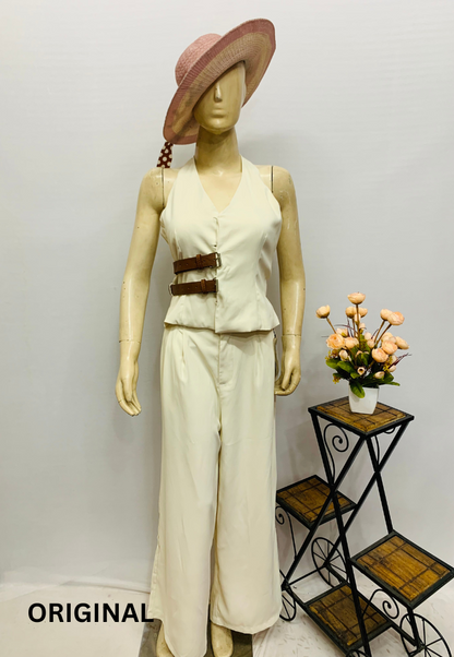 Jumpsuit With Companion Belt