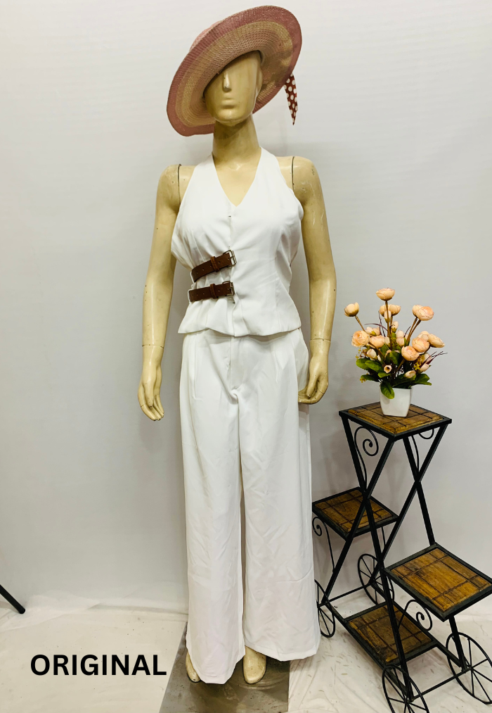 Jumpsuit With Companion Belt