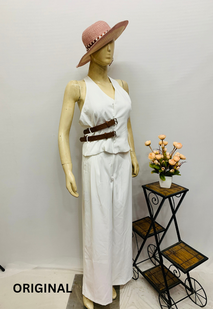 Jumpsuit With Companion Belt