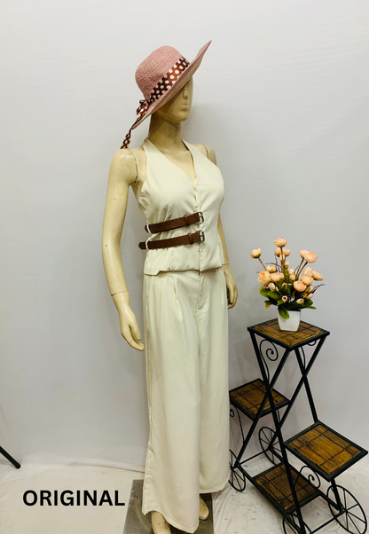 Jumpsuit With Companion Belt