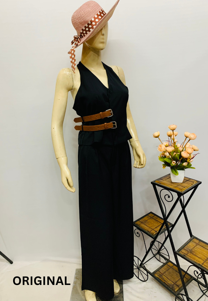 Jumpsuit With Companion Belt