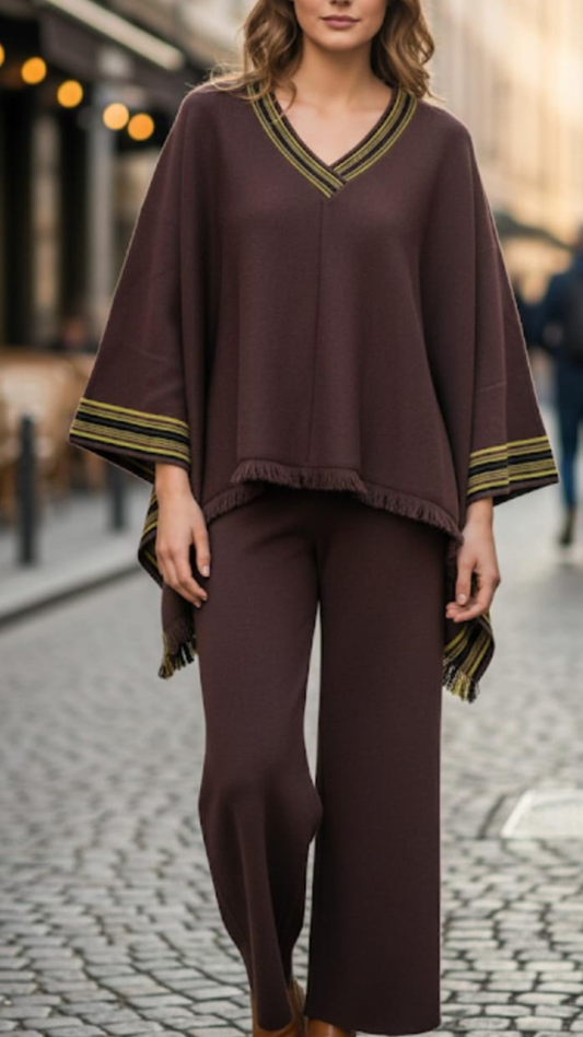 Kaftan Top With Loose Pant Coord Set FC1982