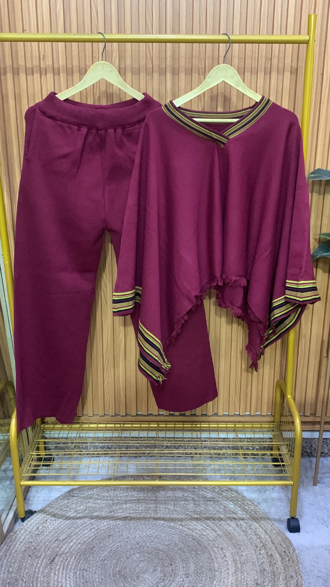 Kaftan Top With Loose Pant Coord Set FC1982