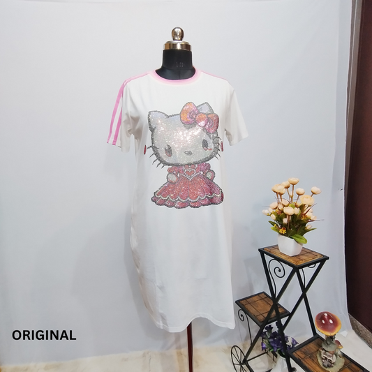 Cartoon Printed Dress