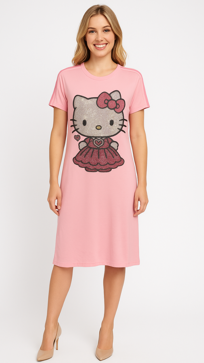 FC Kitty Midi Dress