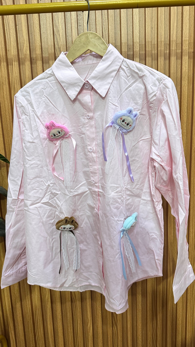 Labubu With Frill Embedded Shirt FC1835