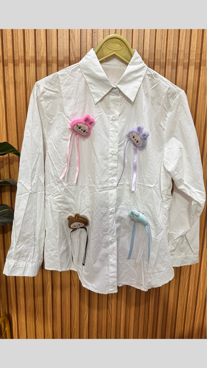 Labubu With Frill Embedded Shirt FC1835
