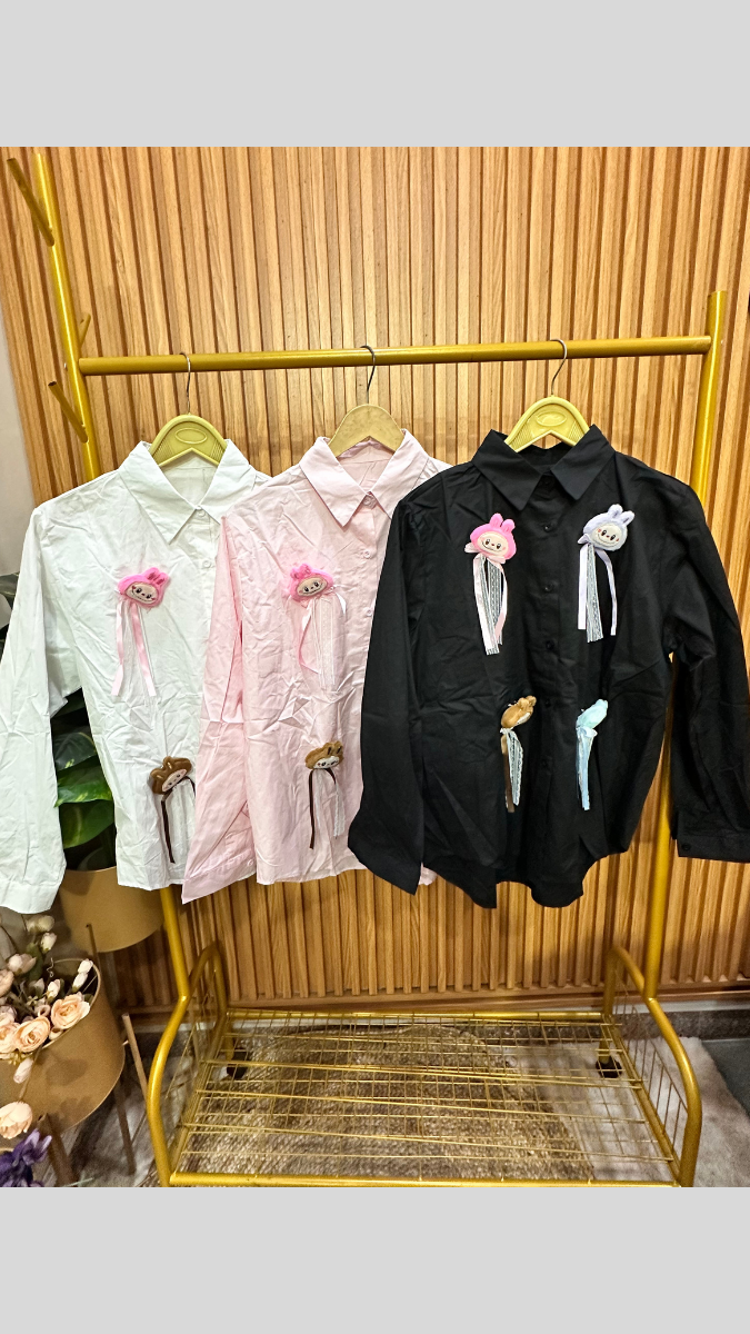 Labubu With Frill Embedded Shirt FC1835