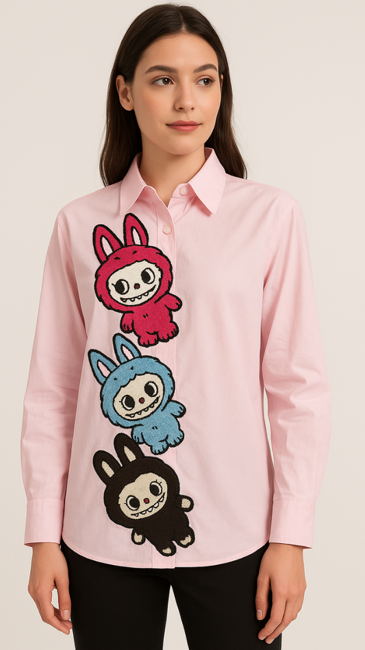 Labubu Embedded Shirt FC1833